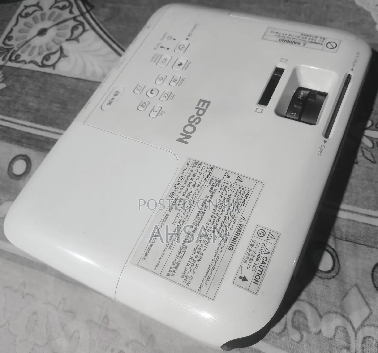 Epson Eb-X36 Projector - Used for only 13 hours (Like brand new)