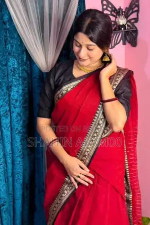 Nokshi Border Cotton Saree