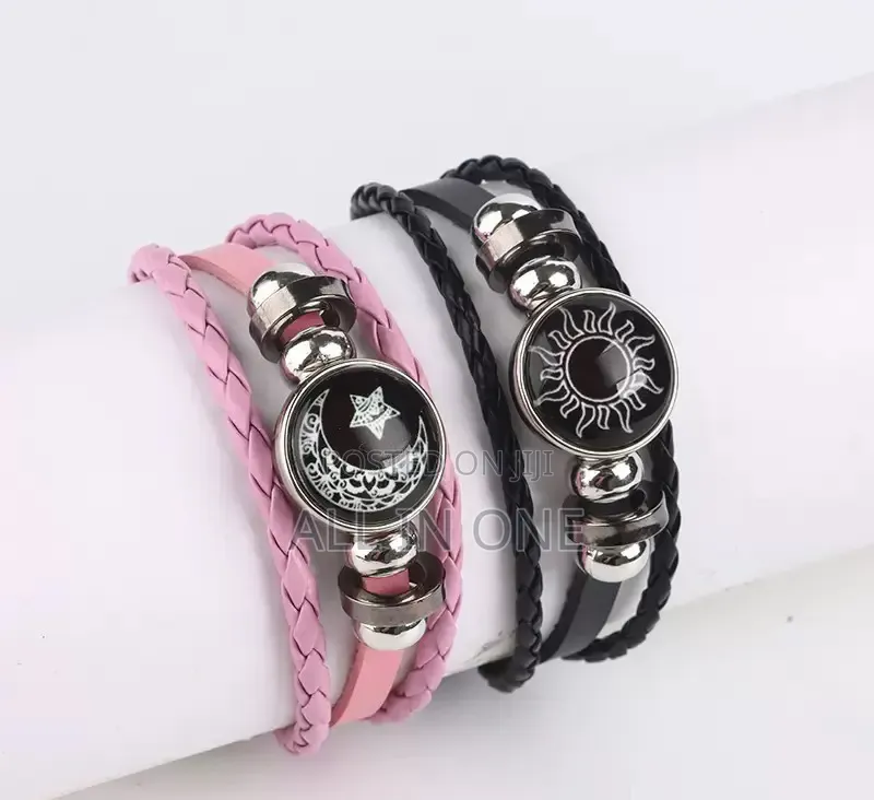 Stylish Couple Bracelet (Sun Moon Design)