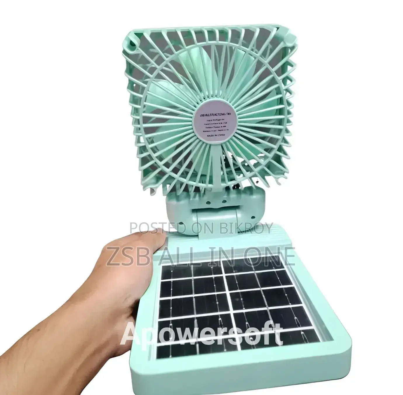Solar Folding Rechargeable Fan (SD-666)