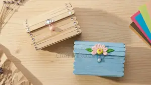 Handmade Ice Cream Stick Organizer Boxes