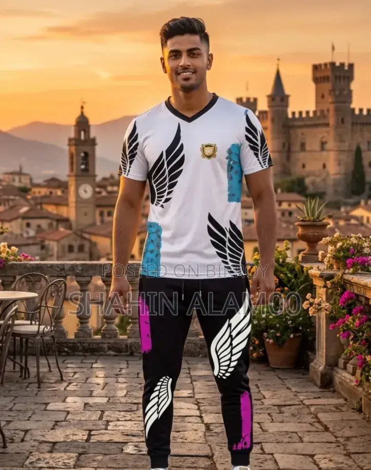 Premium Mesh T-Shirt and Pant Set
