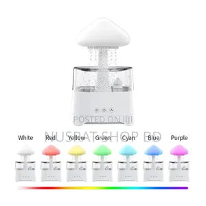 5 in 1 Bluetooth Speaker Rain Cloud Humidifier, Code: 5868