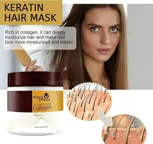 Maca Power Keratin Hair Mask Essence for Dry Damaged Hair 500ml