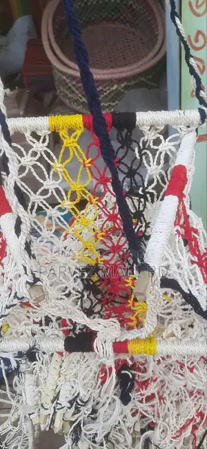 হ্যান্ডমেড ডাবল ফেব্রিক চেয়ার দোলনা - ১ পিস