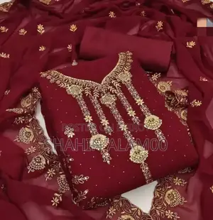 Embroidery Georgette Three Piece