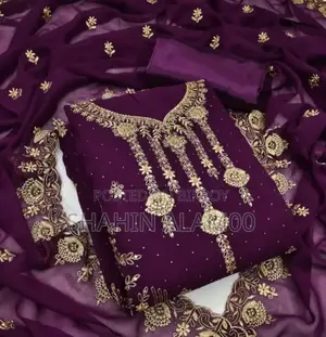Embroidery Georgette Three Piece