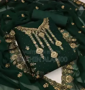 Embroidery Georgette Three Piece