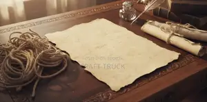 Vintage Burned Age Papers