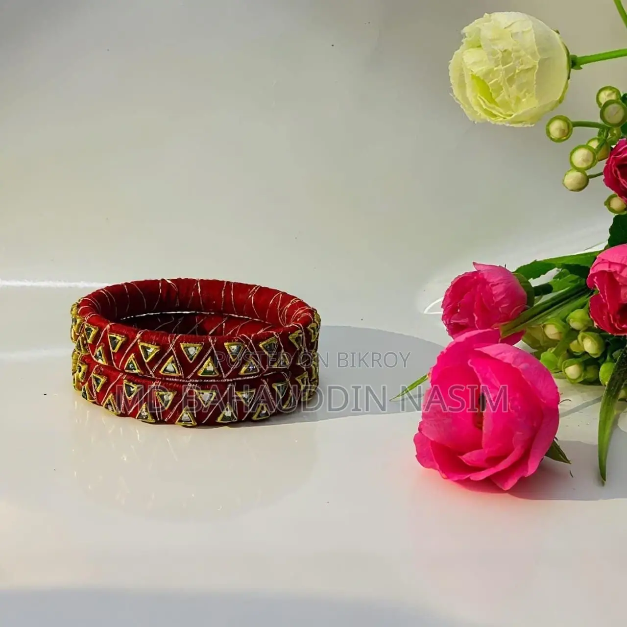 Formal Bangles Kada Set With Kundan