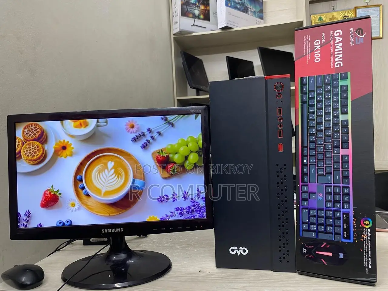 Desktop Computer 4GB Intel Core i3 SSD 128GB