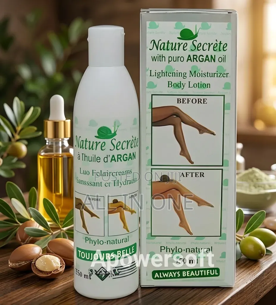 Natural Pure Argan Oil Lightening Moisturizing Body Lotion 350ml