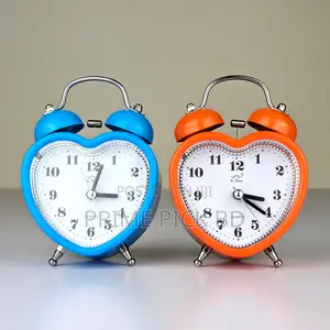 Twin Bell Alarm Clock Price in Bangladesh | Stylish Heart Shape