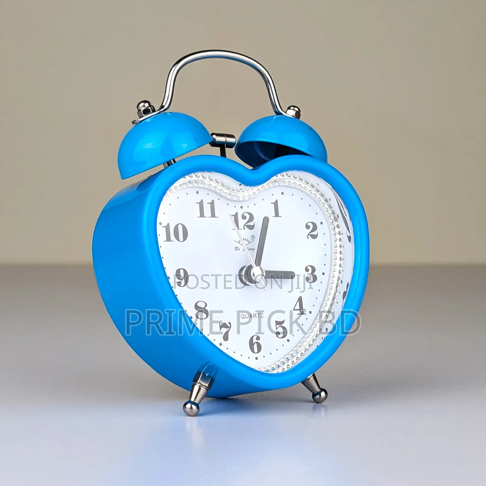 Twin Bell Alarm Clock | Stylish Heart Shape