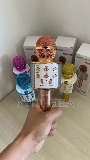 New Exclusive Wireless Bluetooth Microphone Speaker New Karaoke