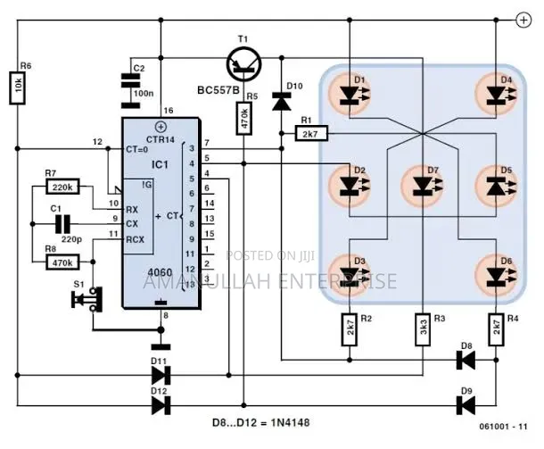 Cd 4060 Ic/Cd4060 +02 Pcs)
