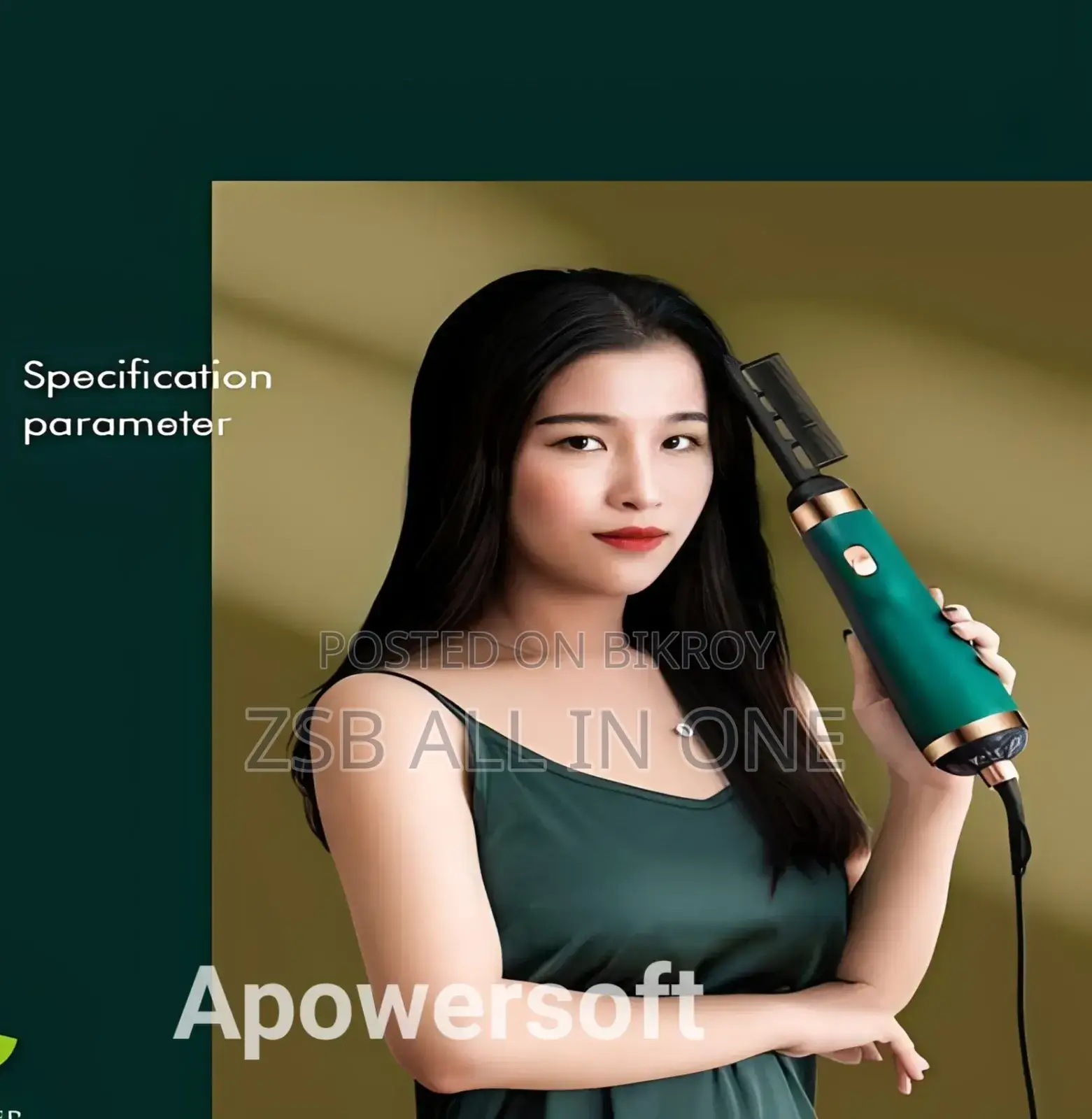3in1 Innovative Black Technology Hair Dryer