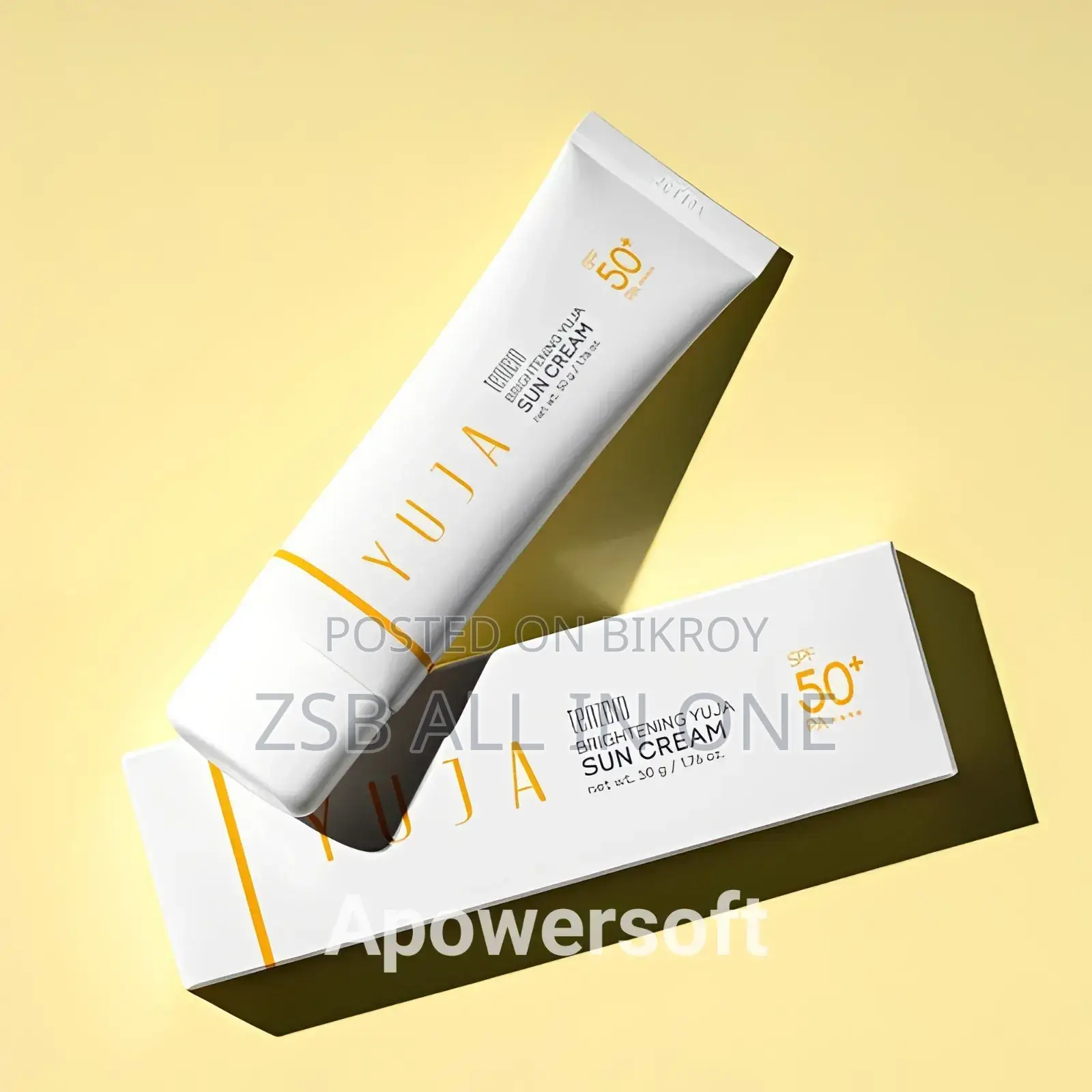 Tenzero Brightening Yuja Sun Cream 50g