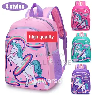 Unicorn Double Shouldered Waterproof School Bag