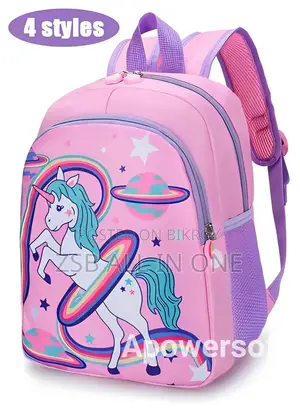 Unicorn Double Shouldered Waterproof School Bag