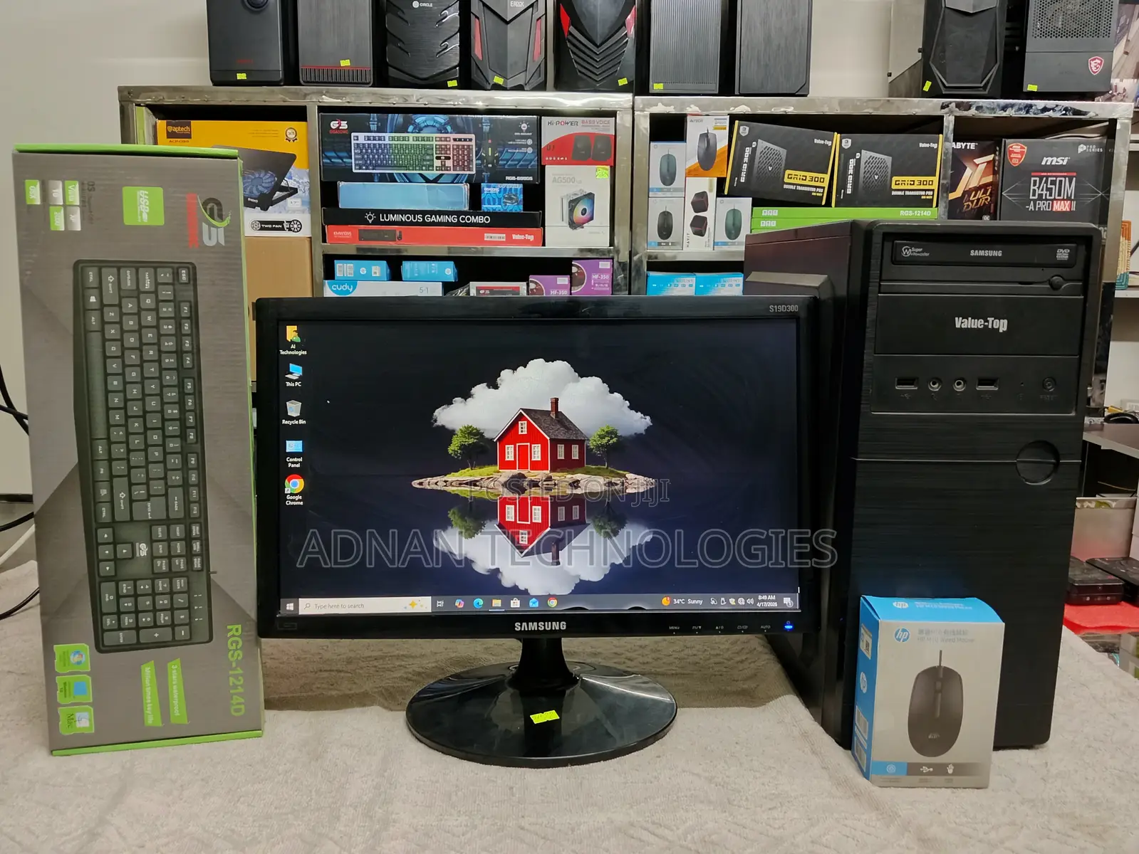 Adnan Computer Desktop Computer 4GB Intel HDD 500GB for sale - Adnan Technologies ...