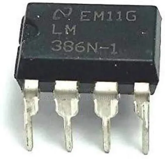 অডিও/অ্যামপ্লিফায়ার আইসি LM-386 (০২ পিস)