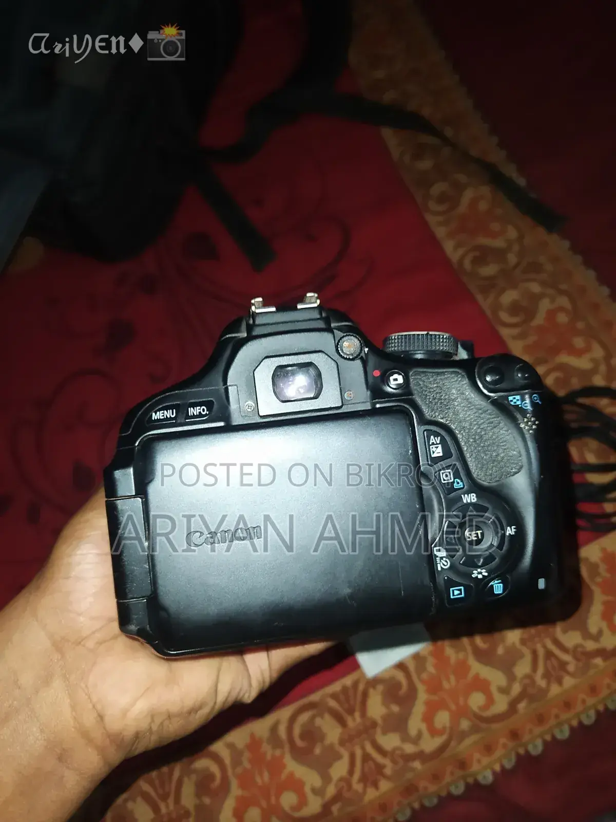 Canon 600d 75-300 Zoom Lens 2 Batteries 1 Charger 1 Bag