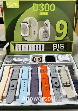 D300 8-in-1 Ultimate Smartwatch Combo