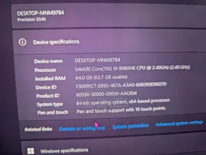 ল্যাপটপ Dell Latitude 5540 64GB Intel Core I9 HDD+SSD 1T