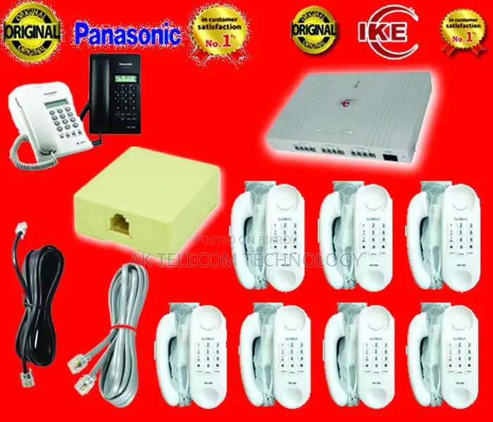 PABX System 8 Line Telephone Full Set Package