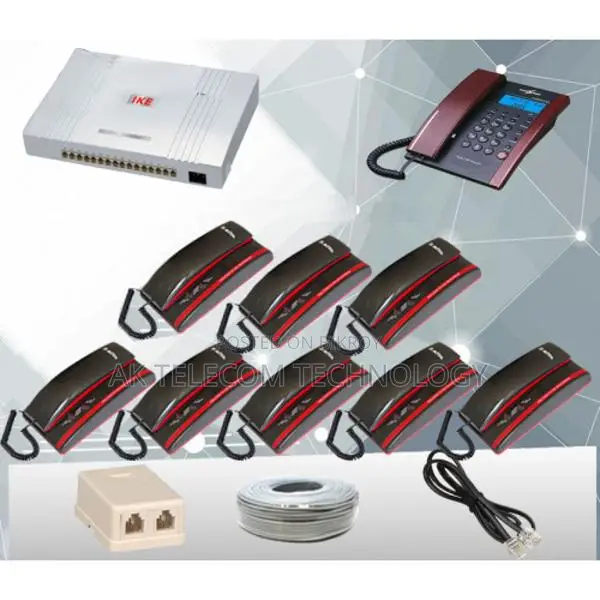 PABX System 8 Line Telephone Full Set Package