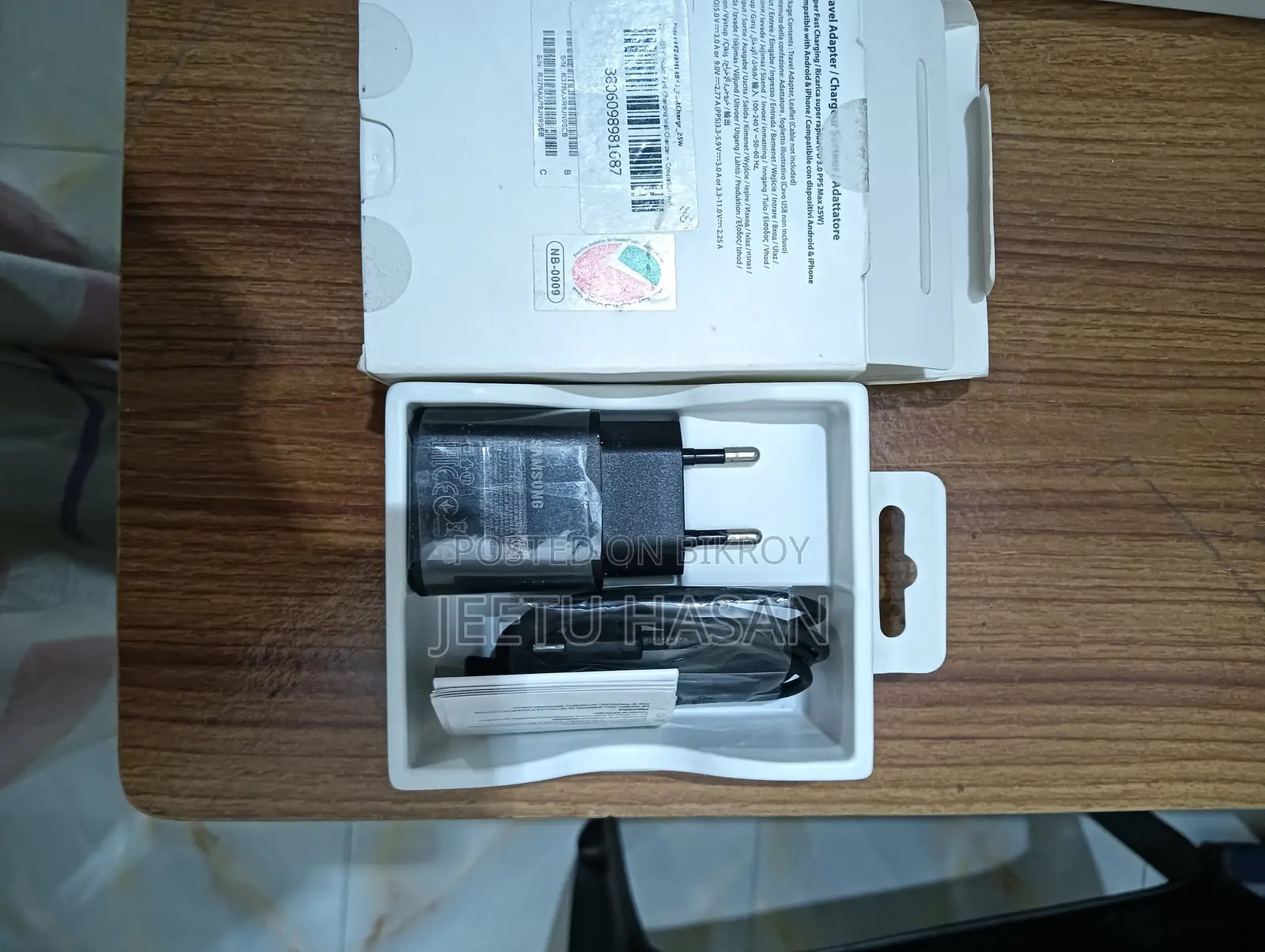 Samsung Original 25W PD Type C to Type C Super Fast Charger