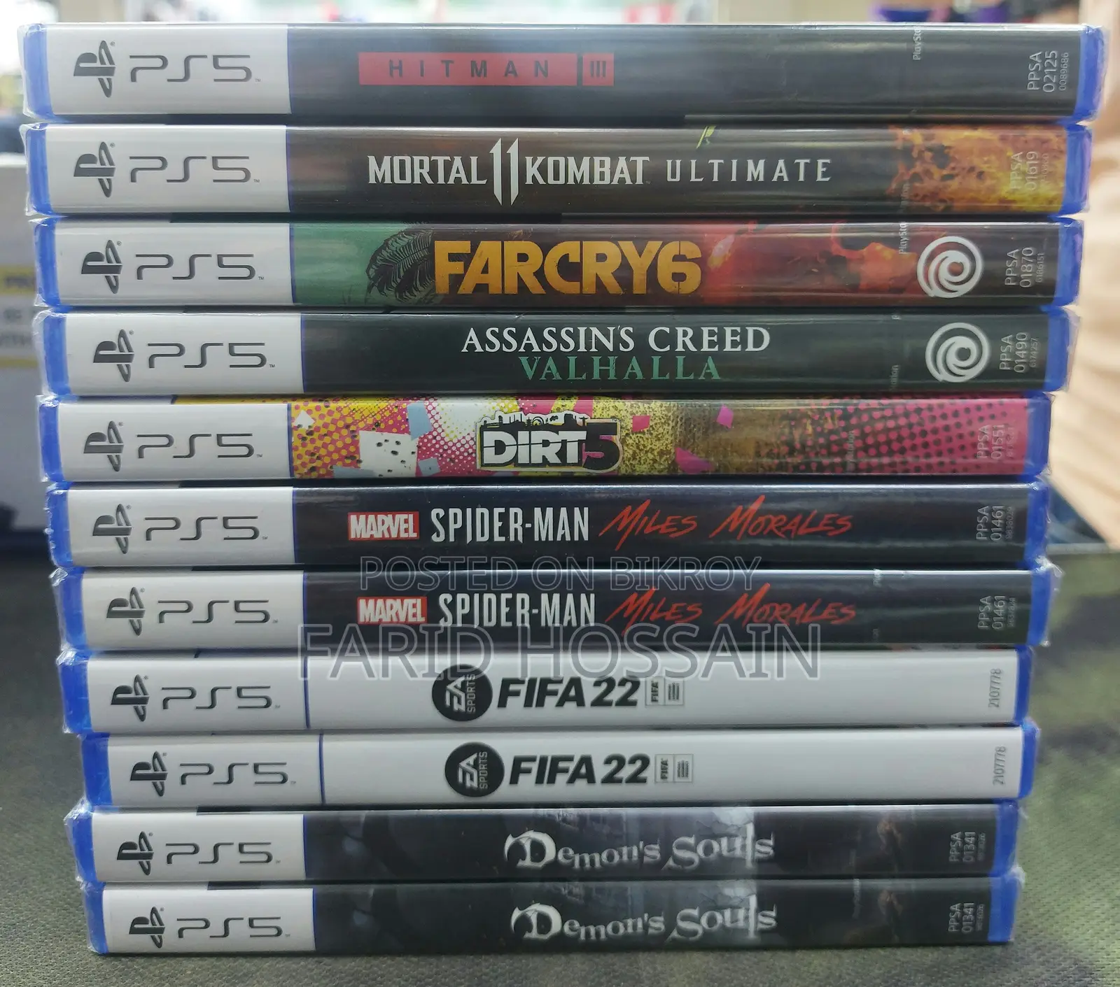 PS5 Used full fresh with boxed and warranty