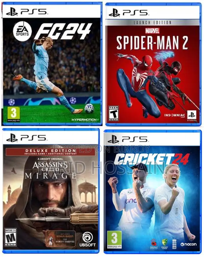 PS5 Used full fresh with boxed and warranty