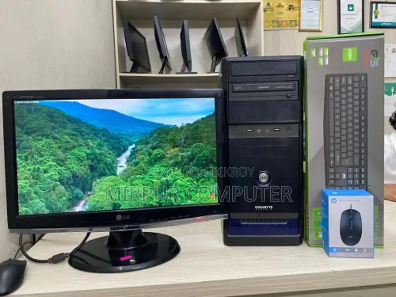 Desktop PC Core i3, 120GB SSD, 19" LED, 4GB RAM, Heavy-Duty Cooler