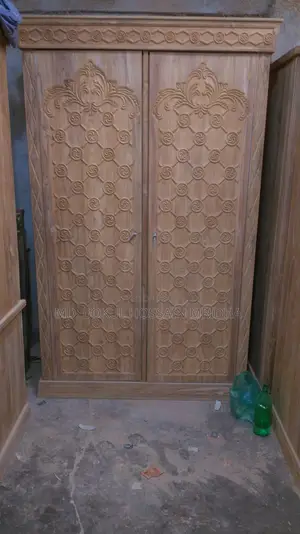 Chittagong Teak Wood 2-Door Wardrobe (4ft x 6ft)