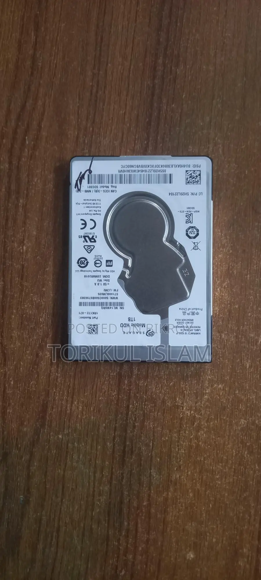 Hard Drive: 1000GB