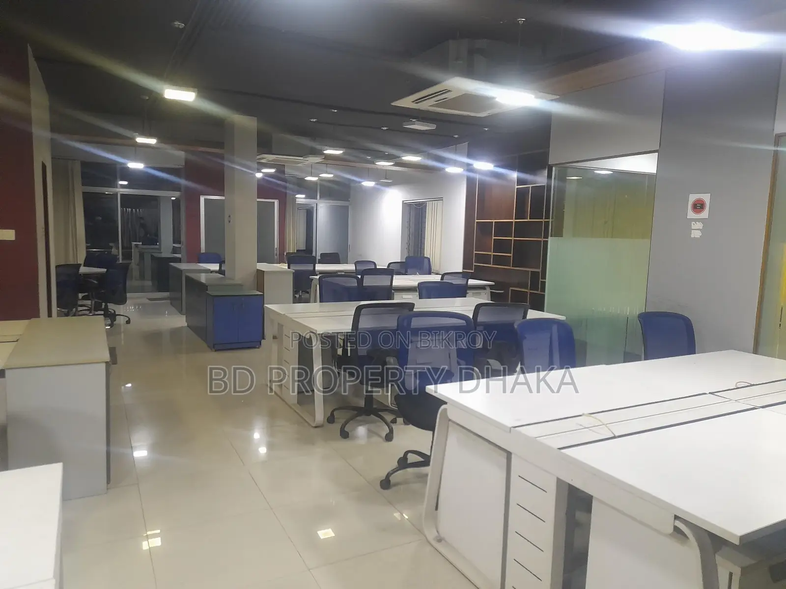 3000 Sqft Open Full furnished Commercial Space Rent In Gulshan