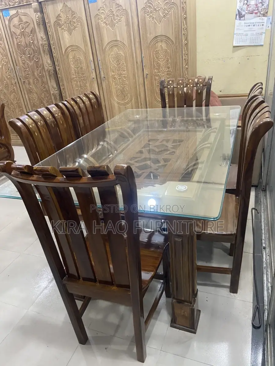 Teak Wood Dining Set with 15% Discount on 1-Year EMI