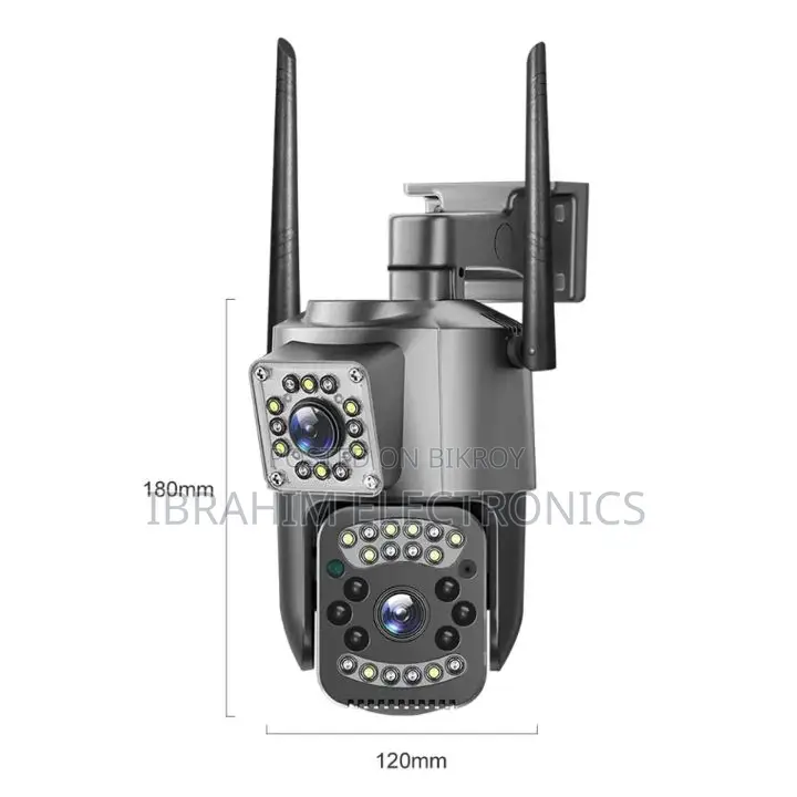 V380 Pro Dual Lens CCTV Camera Outdoor