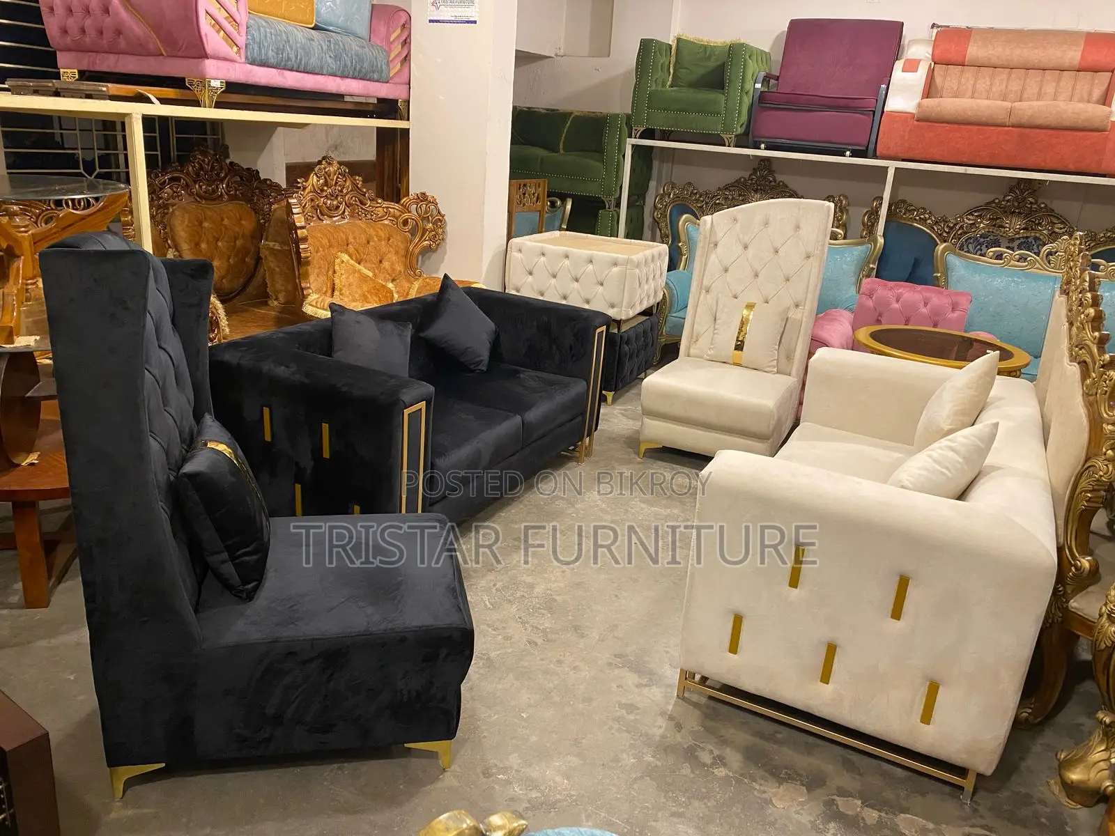 Luxurious Six Seater sofa set SL286F