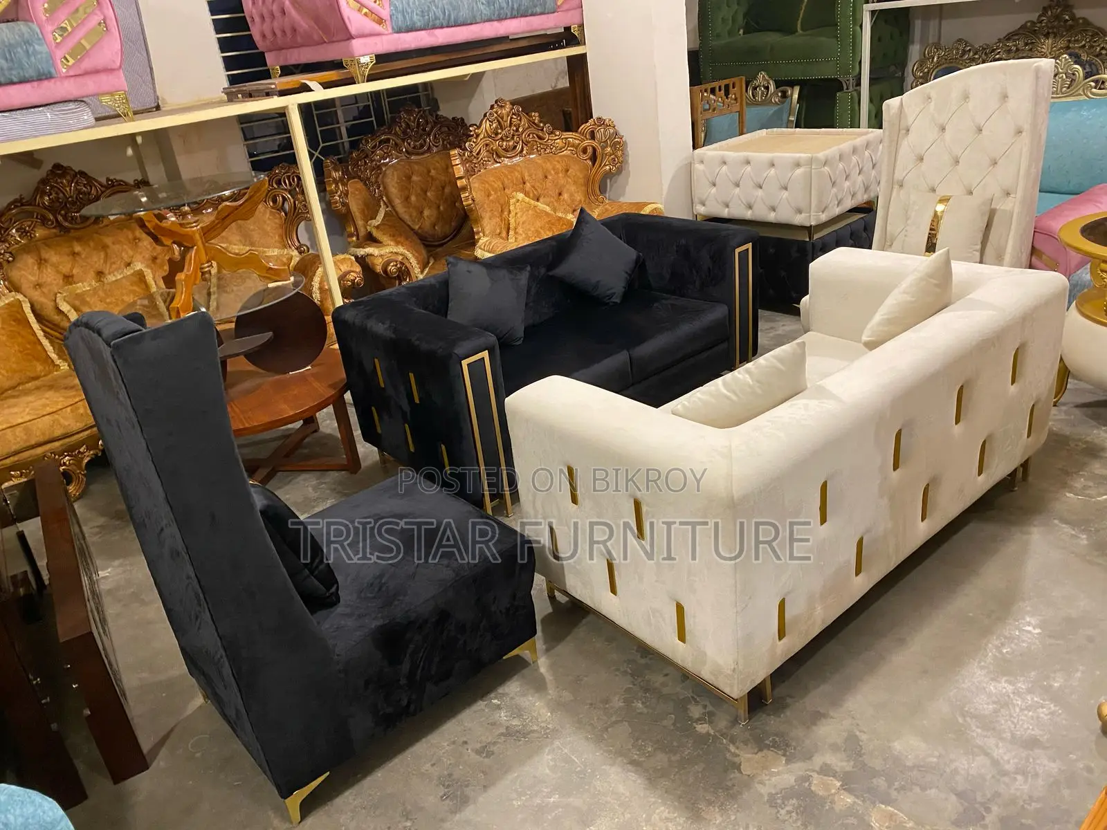 Luxurious Six Seater sofa set SL286F