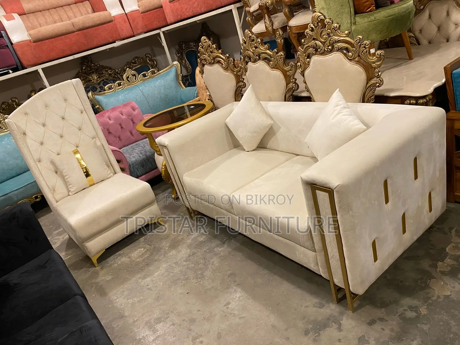 Luxurious Six Seater sofa set SL286F