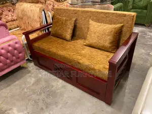 Mahogany Wood Sofa Cum Bed Scb13f