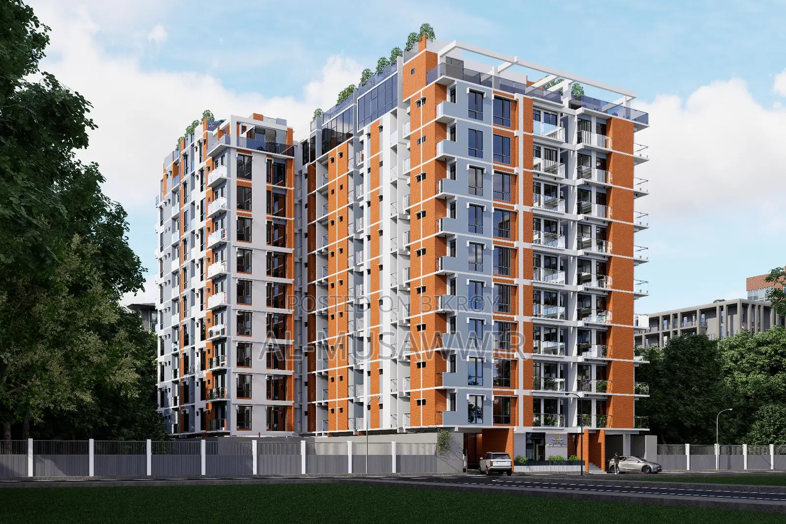 1067+533 sqft Duplex (9th+10th) floor flat for sale in Mirpur 13