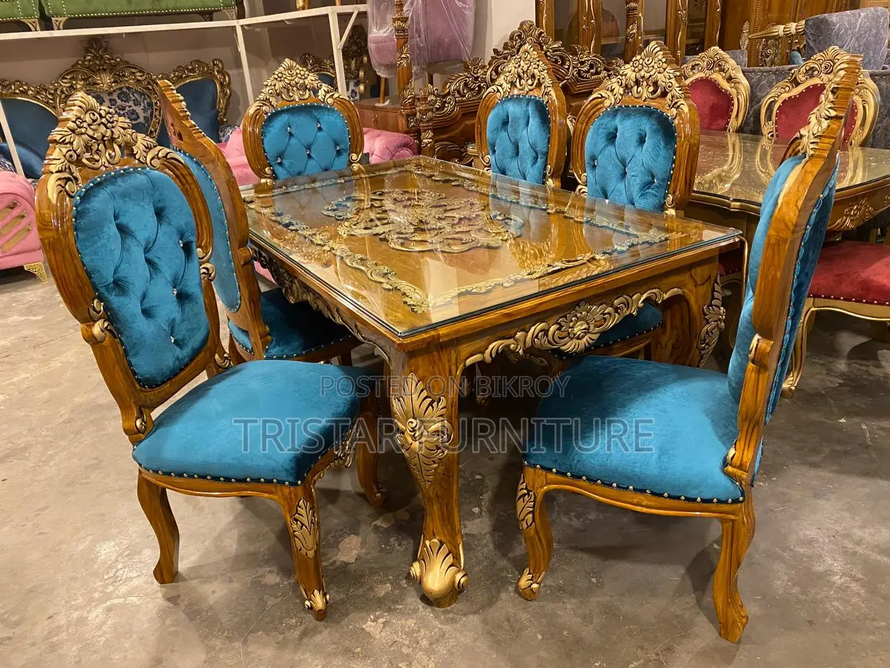Golden Ctg Wooden Style Collection Dining Room Set