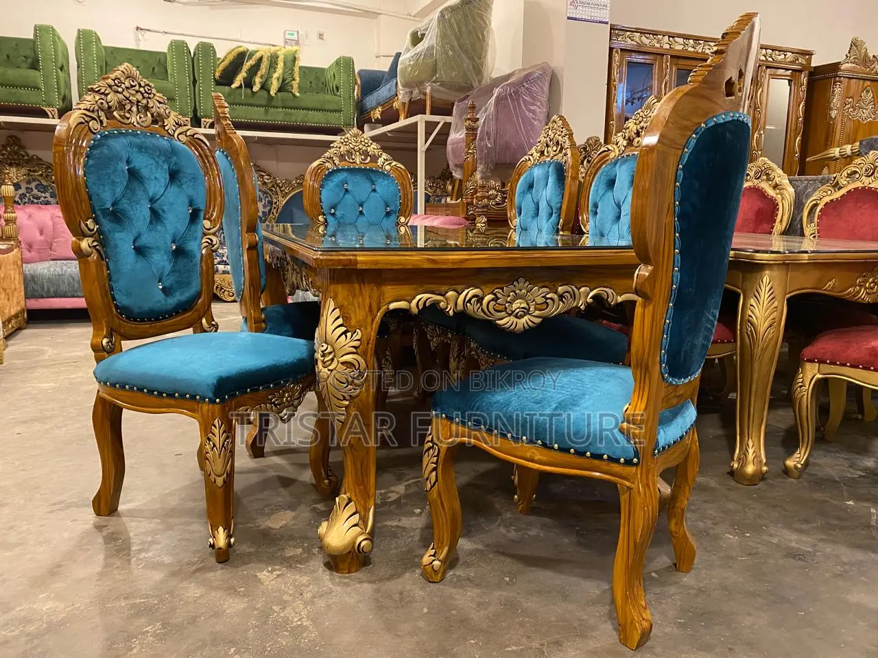 Golden Ctg Wooden Style Collection Dining Room Set