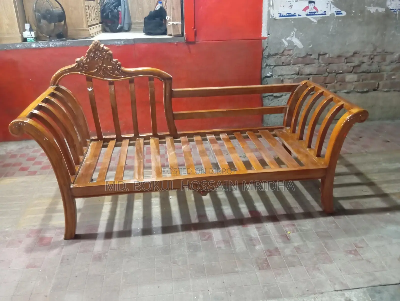 Teak wood door