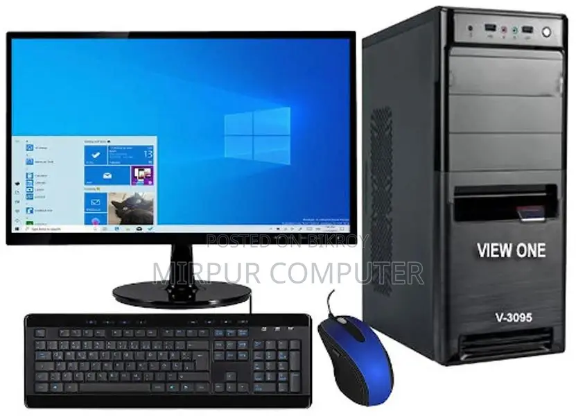 কম্পিউটার নতুন CORE i5.4gen *NEW LED 19+SSD 120GB+RAM 4GB
