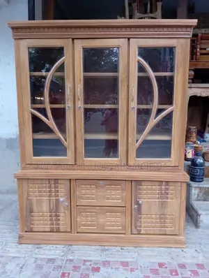 100% Chittagong Teak Wood 5x6 Showcase